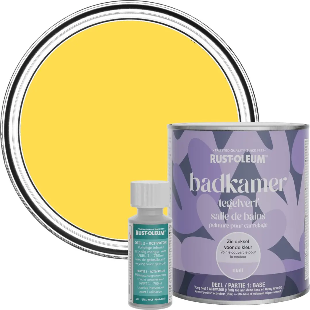 Rust-Oleum Badkamer Tegelverf Matt Citroensorbet 750ml