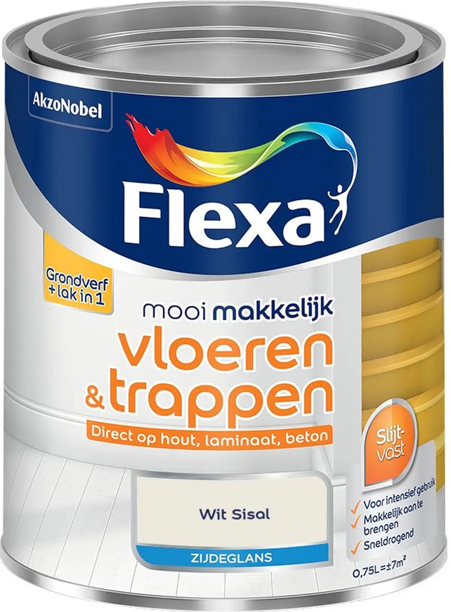 Flexa Mengverf Wit Sisal 750ml - o.a. Hout/Steen