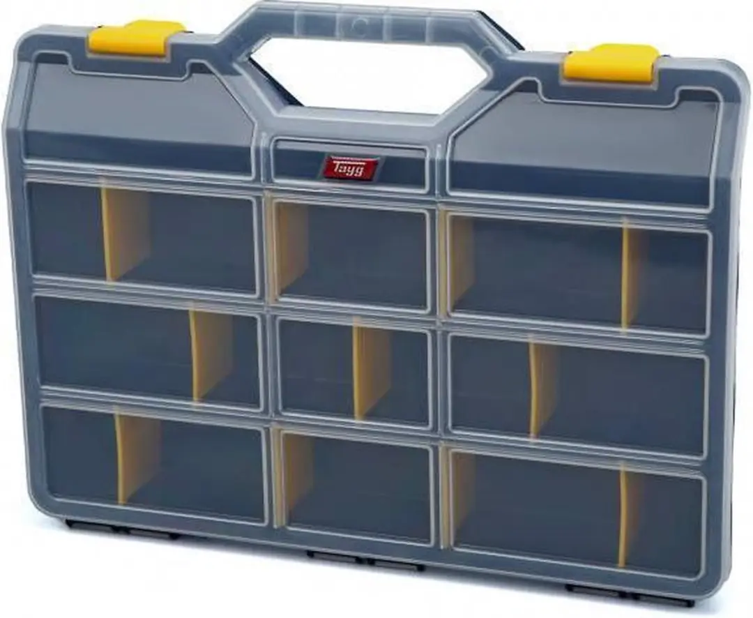 Tayg Sorteerkoffer 378x290x61mm - 26 Vakken - Blauw - afbeelding 6 van 6