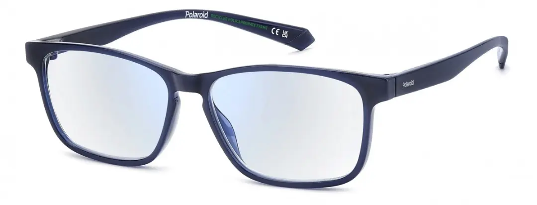 Polaroid PLD 0038/R/BB Blue 55/14/155 UNISEX + 1.0 Leesbril