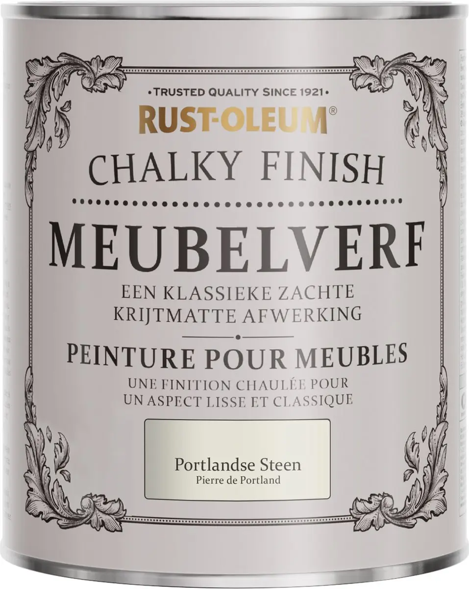 Rust-Oleum Beige Chalky Finish Meubelverf 750ml - Portlandse Steen