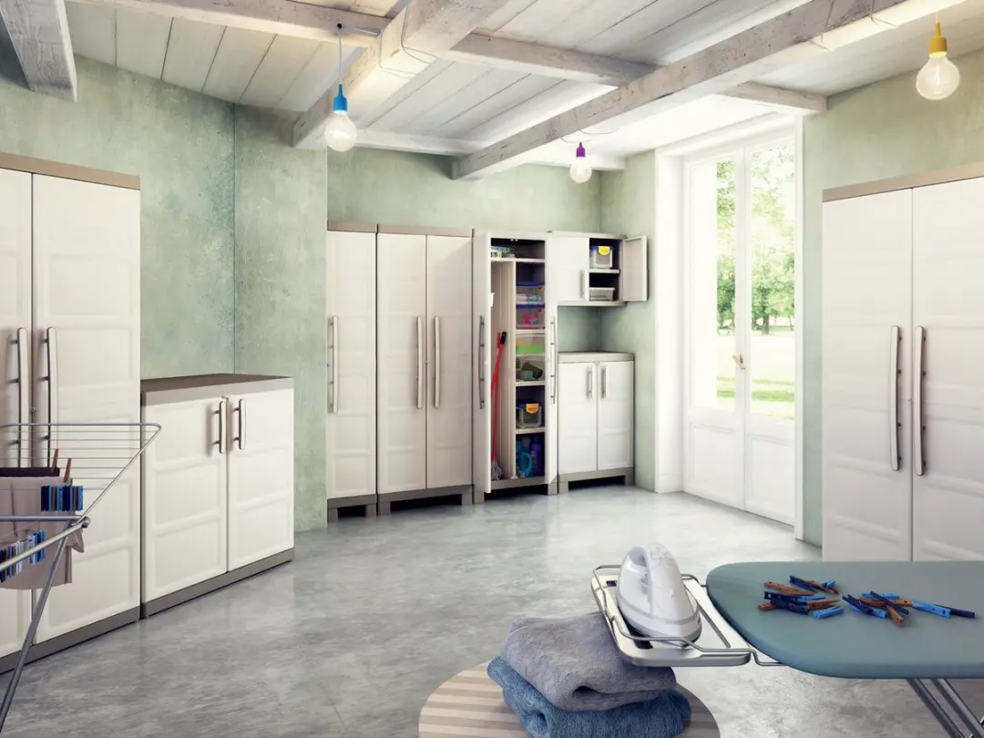 Keter Excellence Opbergkast 4 Planken 45x65x182cm Beige/Taupe