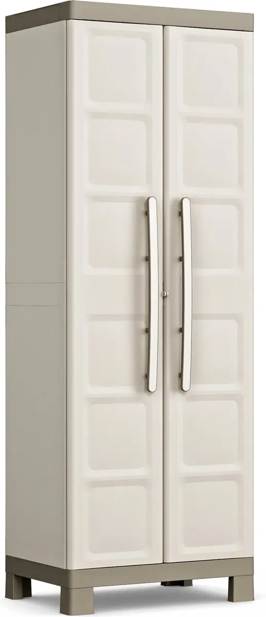 Keter Excellence Opbergkast 4 Planken 45x65x182cm Beige/Taupe