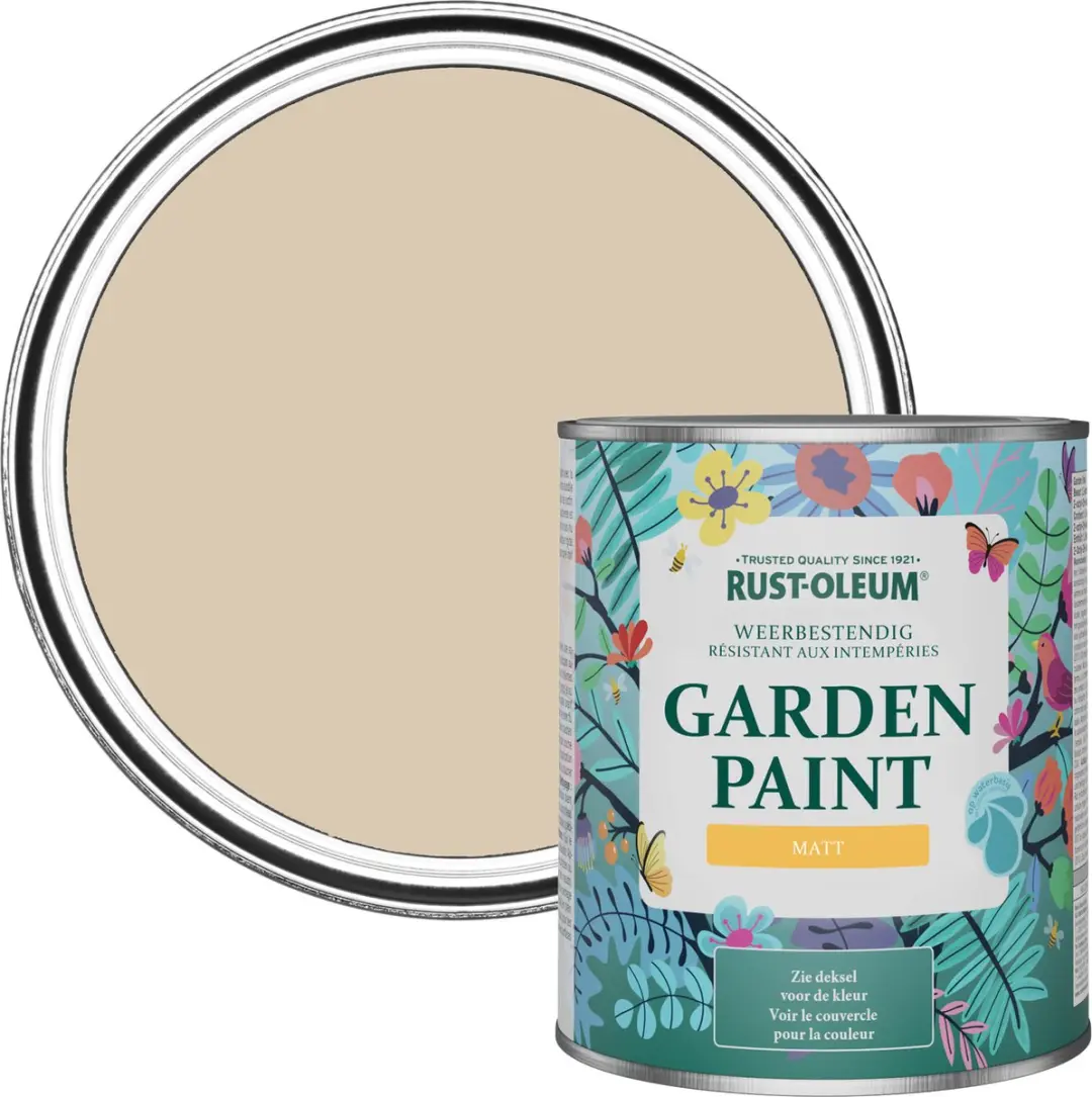 Rust-Oleum Lichtbruin Tuinverf Matt 750ml