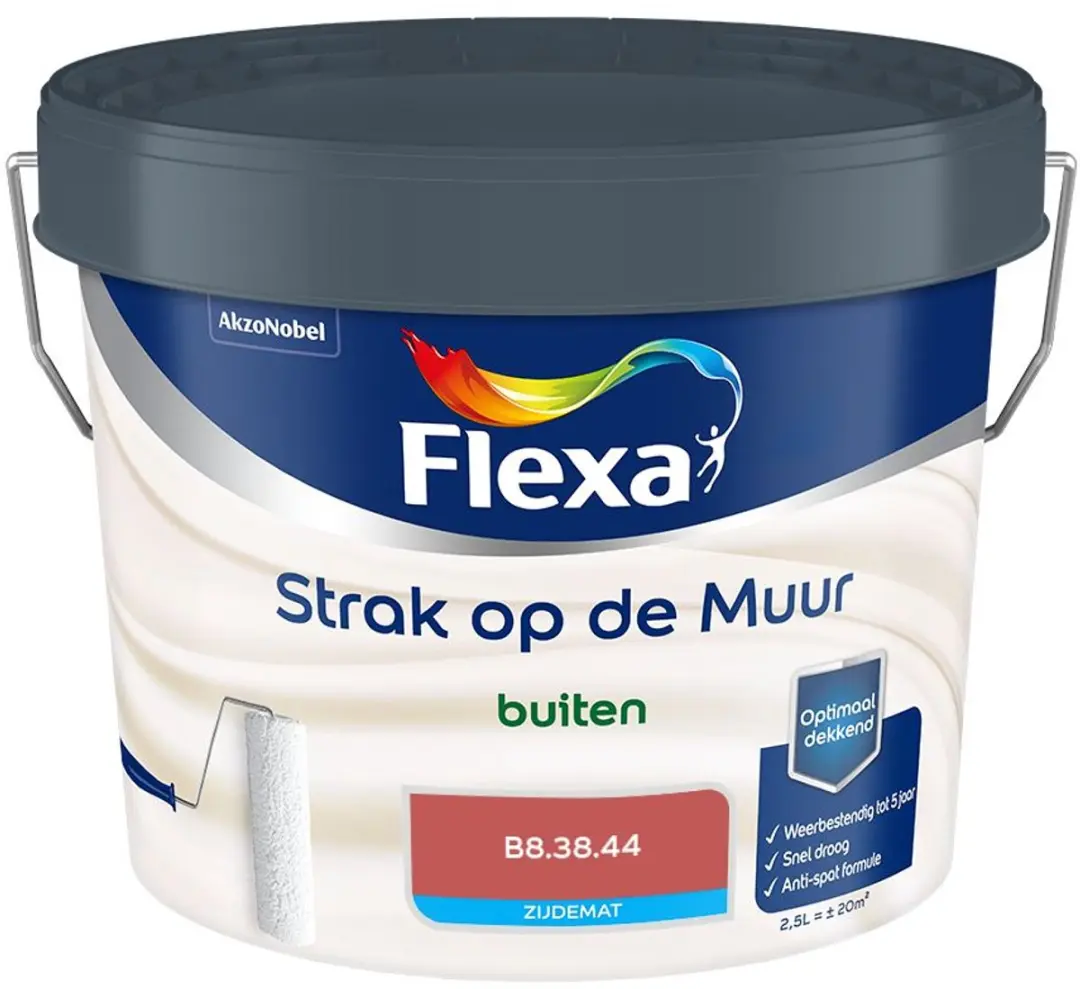 Flexa Strak Op De Muur Buiten Zijdemat Mengverf B8.38.44