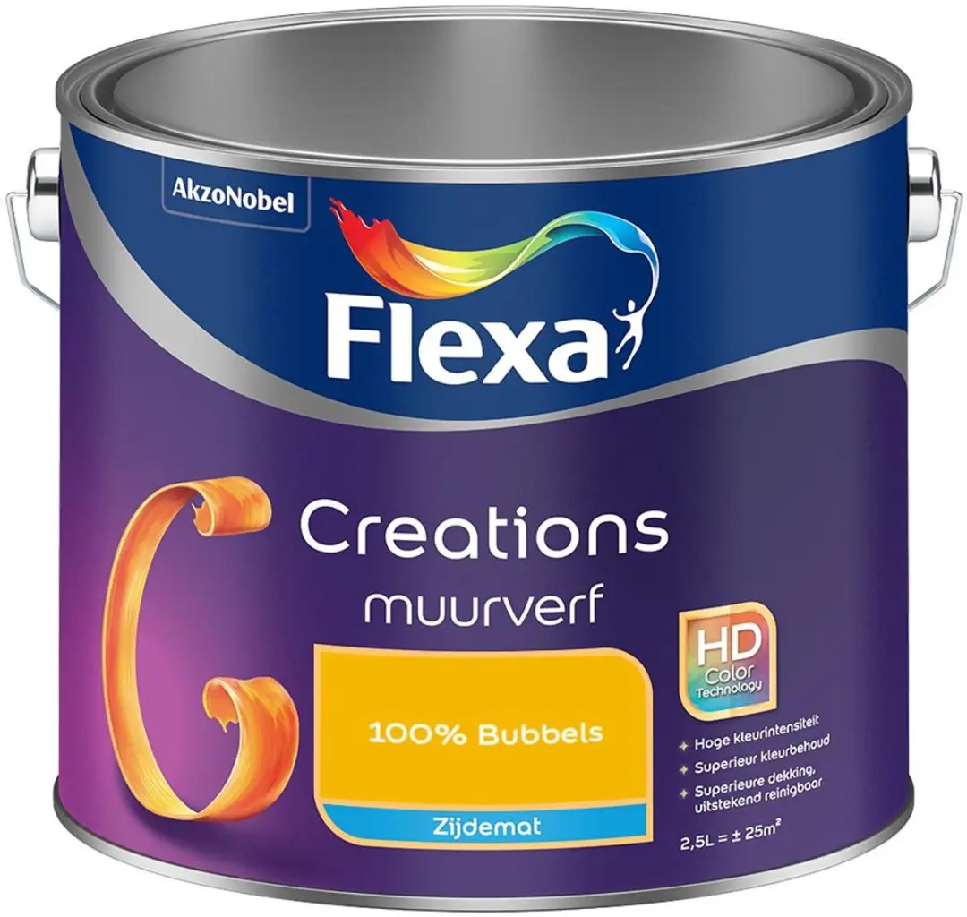Flexa Creations Muurverf Zijdemat 100% Bubbels