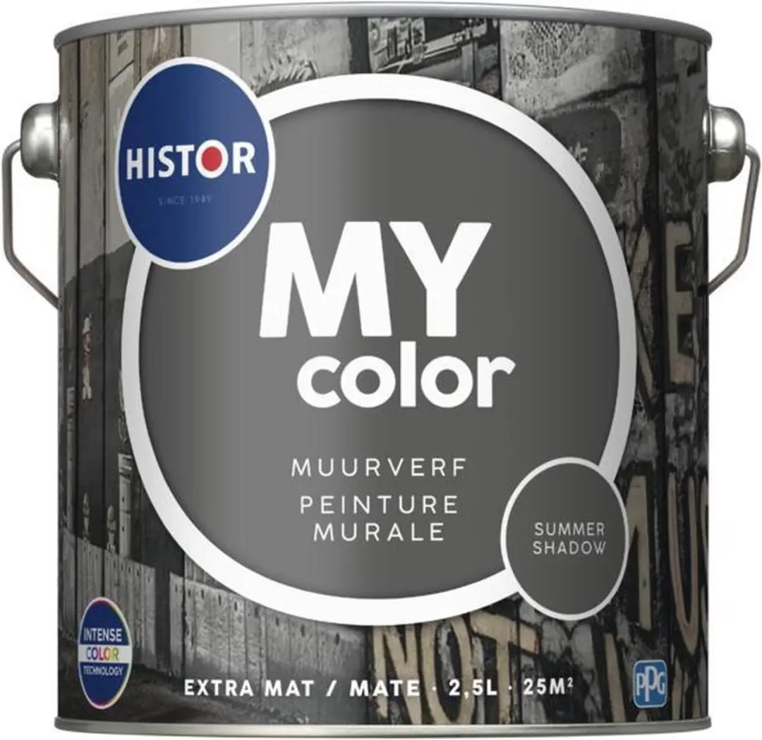 Histor My Color Muurverf Extra Mat 5L Summer Shadow