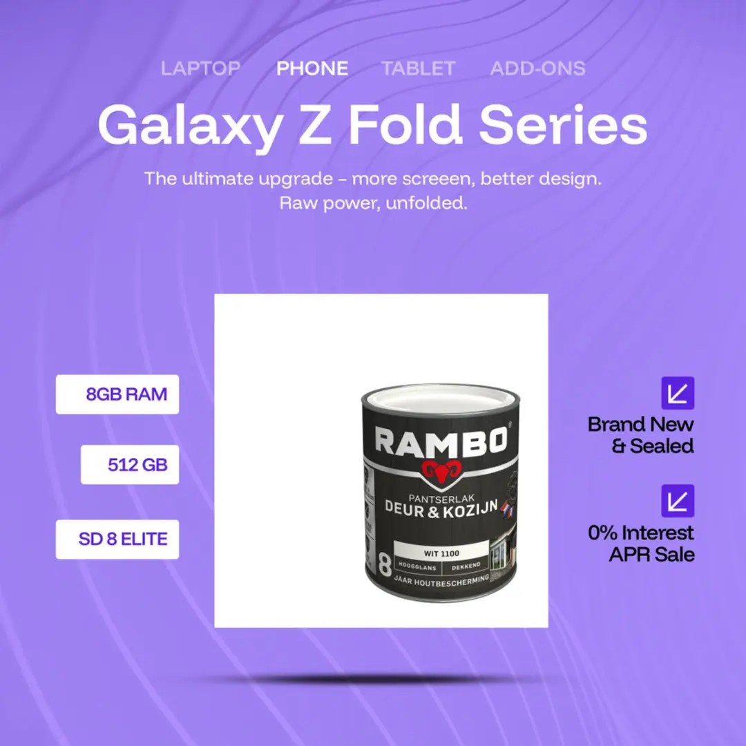 Rambo Pantserlak Deur en Kozijn 2.25L - Wit