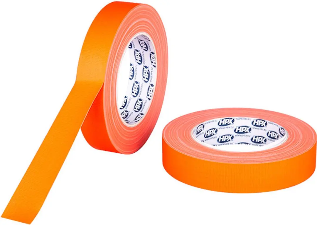 HPX Gaffer Tape 25mm x 25m - Oranje