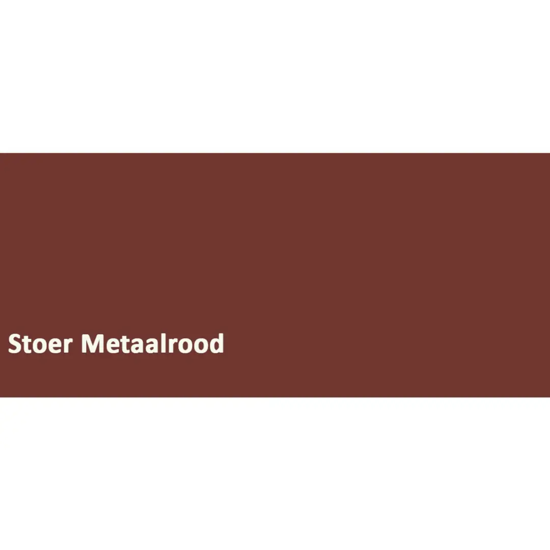Koopmans Acryl Super Satin Zijdeglans Muurverf 10L - Stoer Metaalrood