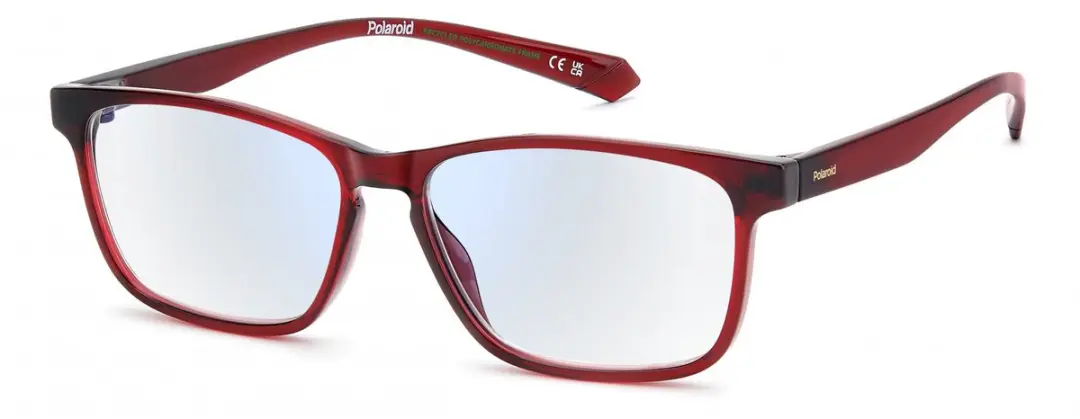 Polaroid PLD 0038/R/BB Red 55/14/155 UNISEX + 3.0 Leesbril