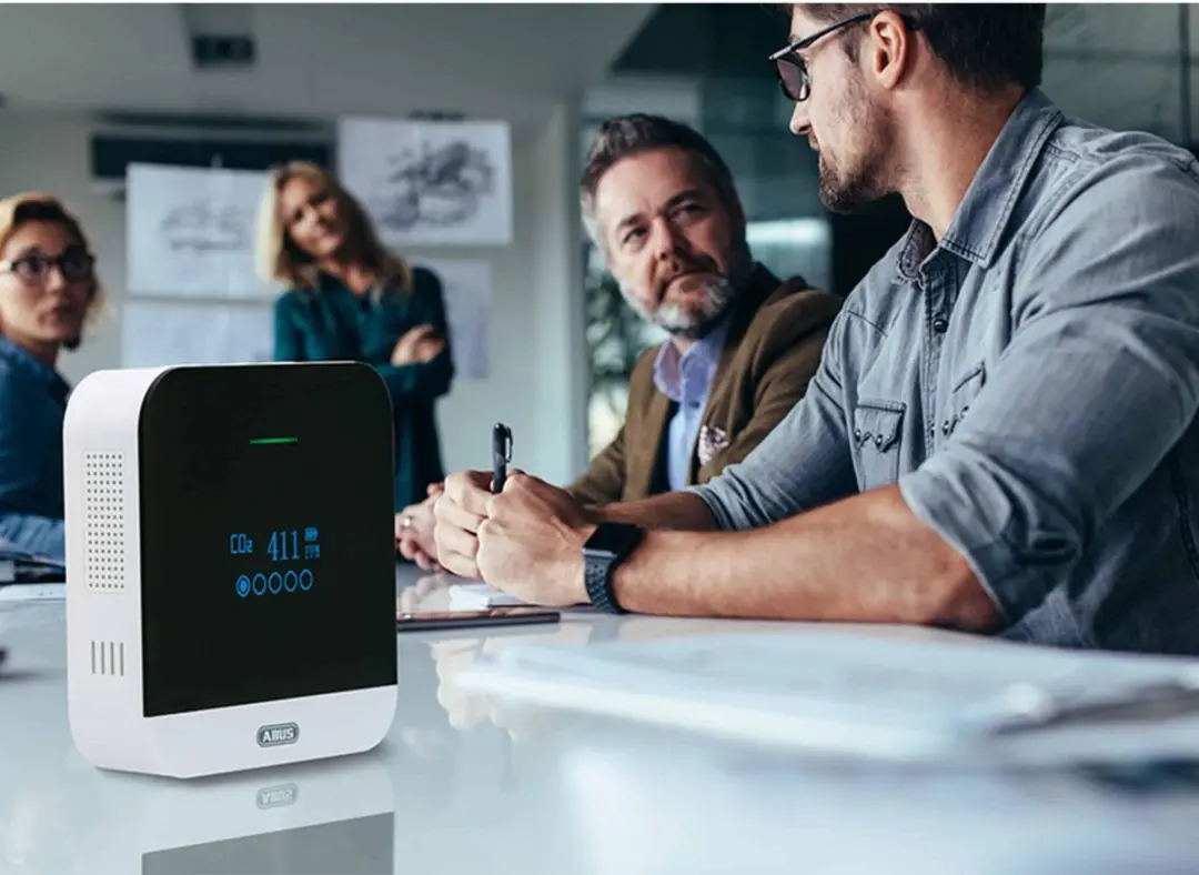ABUS AirSecure CO₂-meter - Wit