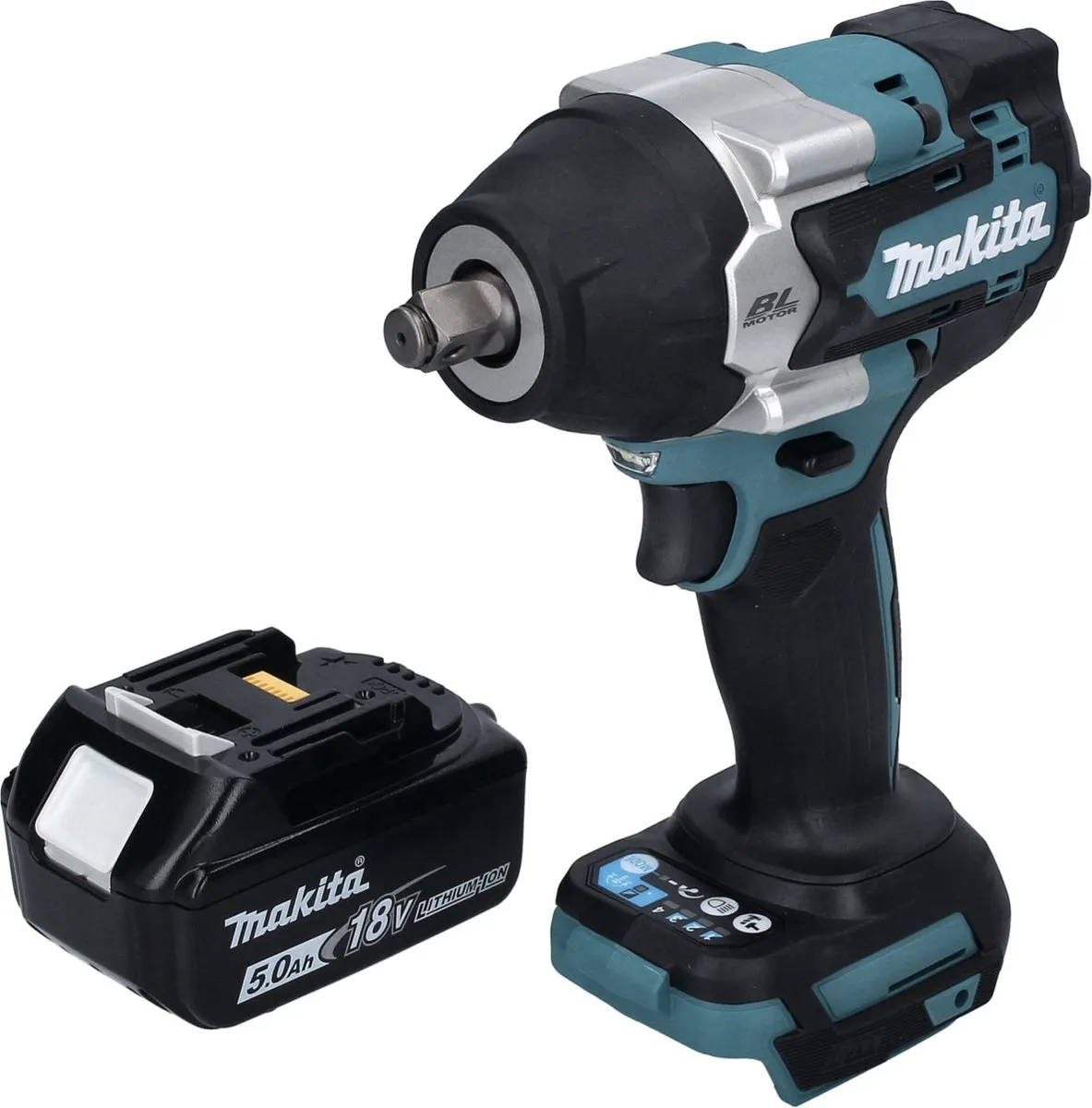 Makita DTW 700 T1 Slagmoersleutel 18V 700Nm - 1x 5.0Ah Accu