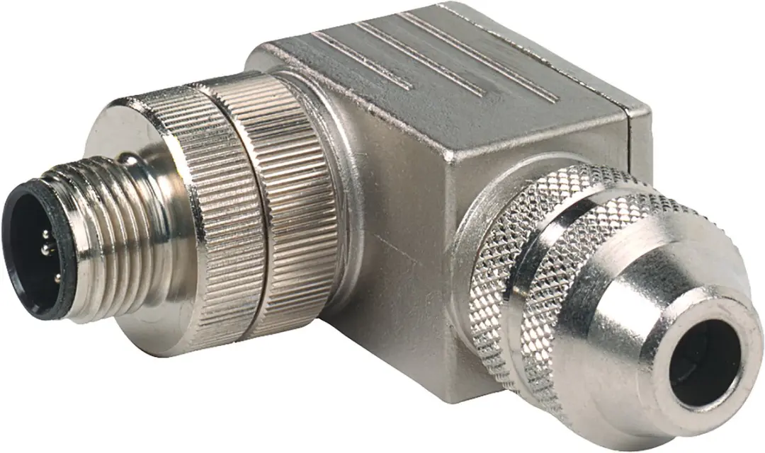 Siemens 3RK19022DA00 M12 Profinet Plug - Hoekig - Wit