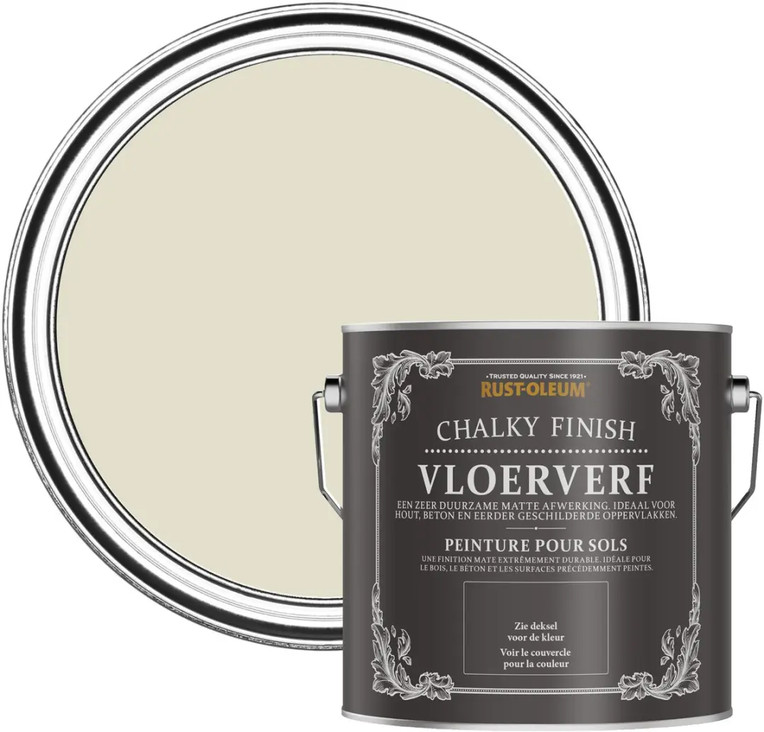 Rust-Oleum Vloerverf Chalky Havermelk 2,5L