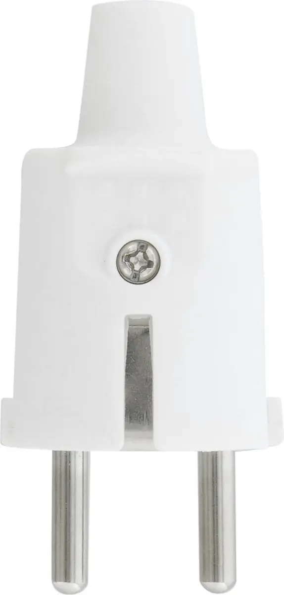 Scanpart Gepaarde Stekker Geaard 250V - 10A/16A - Wit