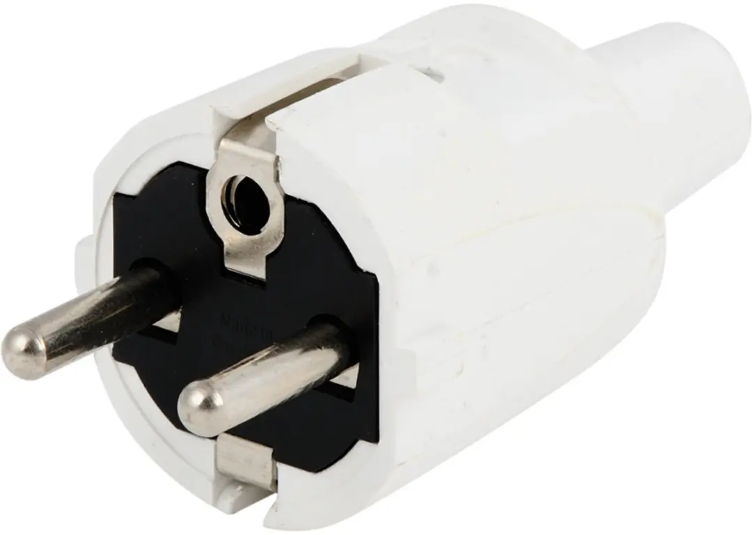 Scanpart Gepaarde Stekker Geaard 250V - 10A/16A - Wit - afbeelding 6 van 6