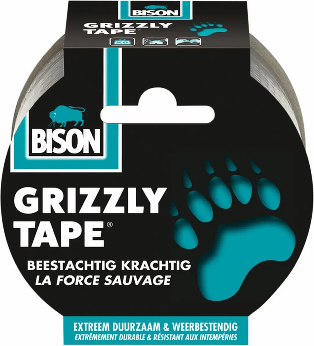 Bison Grizzly Tape Duct Tape 10m