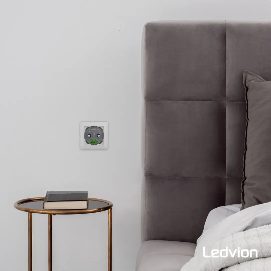LEDVION LED Duo Dimmer 3-100W - Zwart