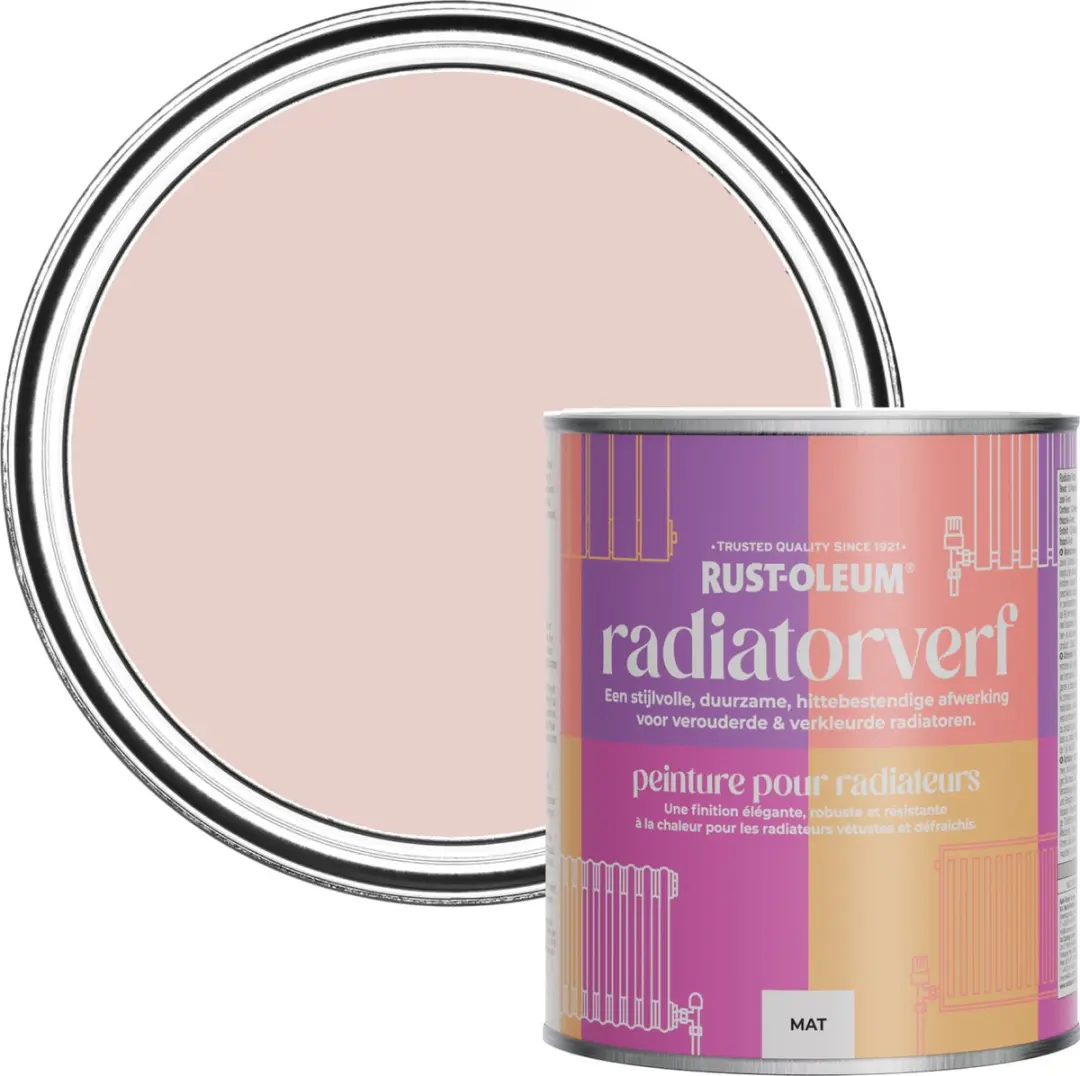 Rust-Oleum Roze Radiatorverf 750ml