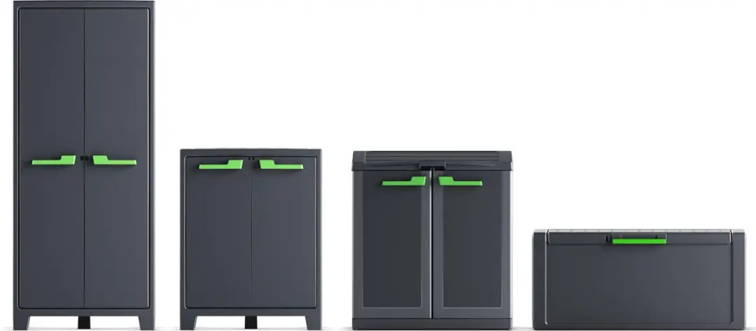 Keter Moby Lage Kast 2 Planken 80x44x100cm Antraciet