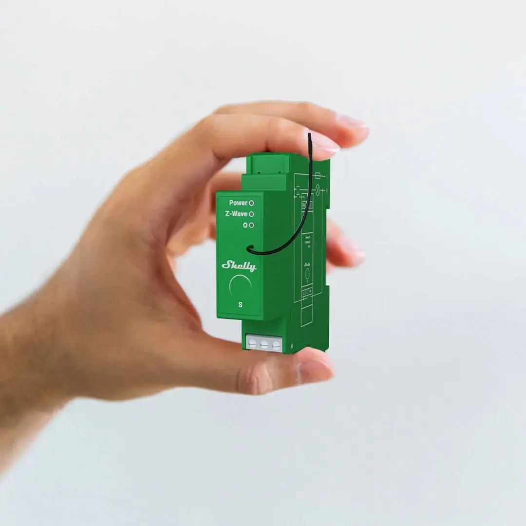 Shelly Wave Pro Dimmer 1PM - Groen - afbeelding 6 van 6