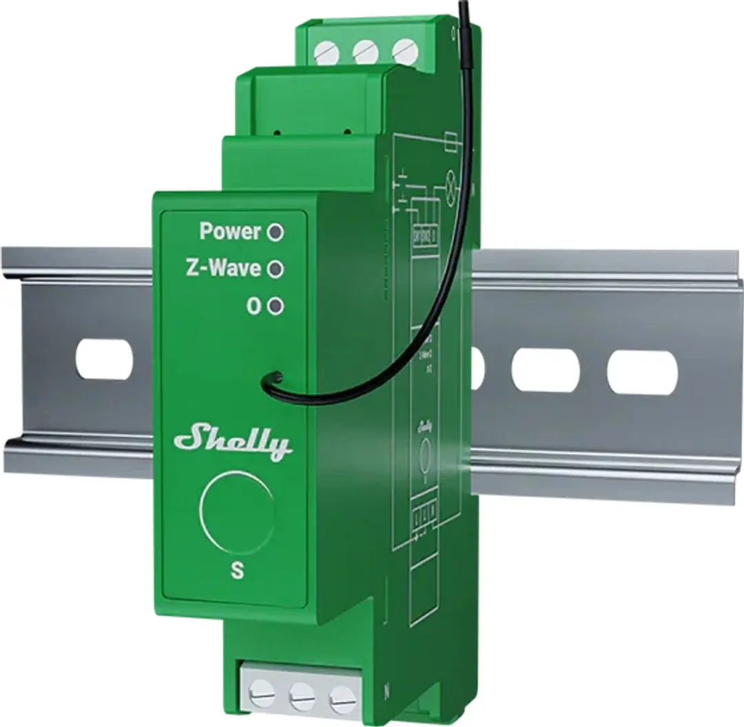 Shelly Wave Pro Dimmer 1PM - Groen