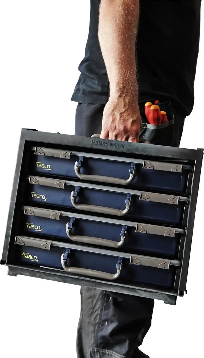Raaco Handybox Sorteerdoos - Zwart