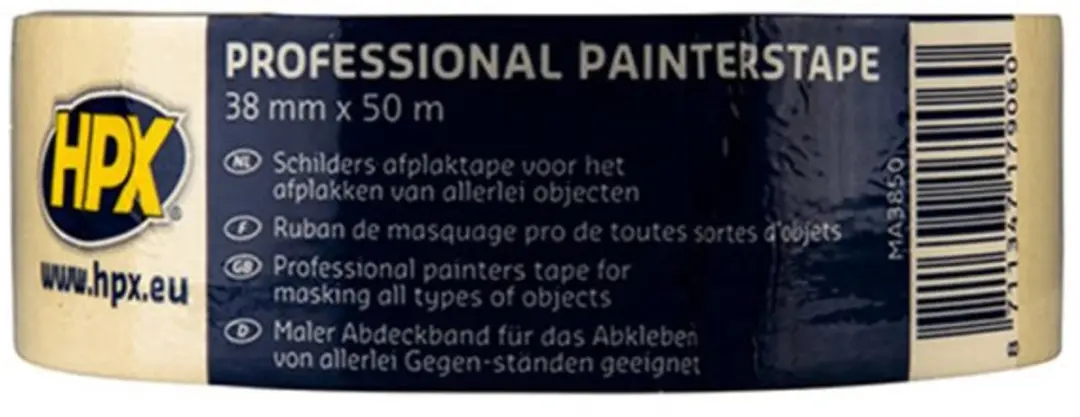 HPX Masking Tape 60°C - Crèmewit 38mm x 50m