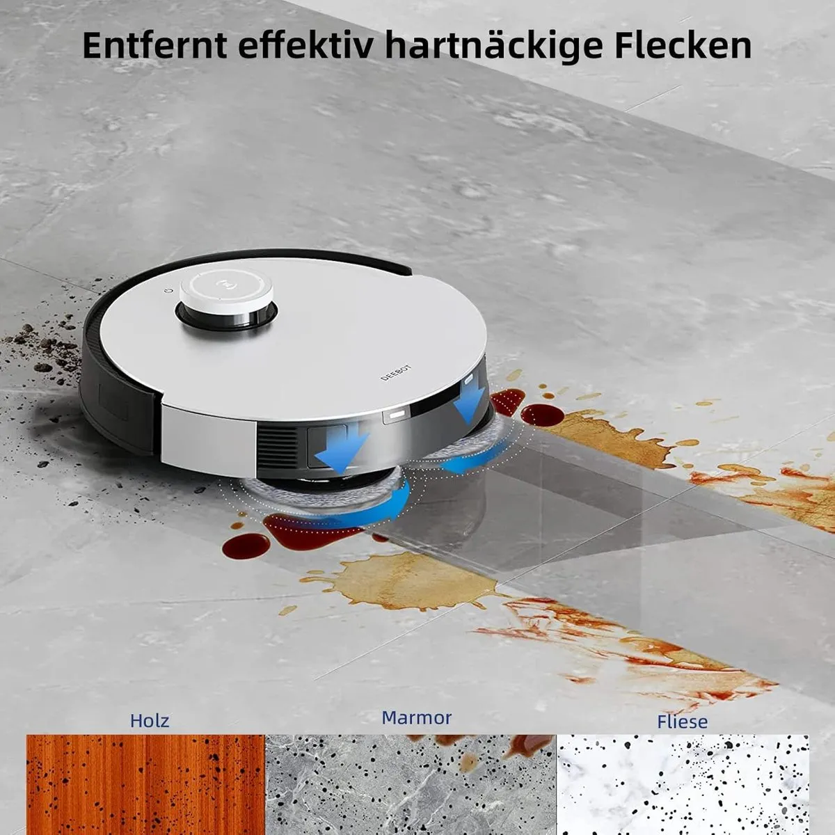 Ecovacs DEEBOT X1 Omni Accessoireset - 23 Stuks - Blauw/Grijs/Wit/Zwart