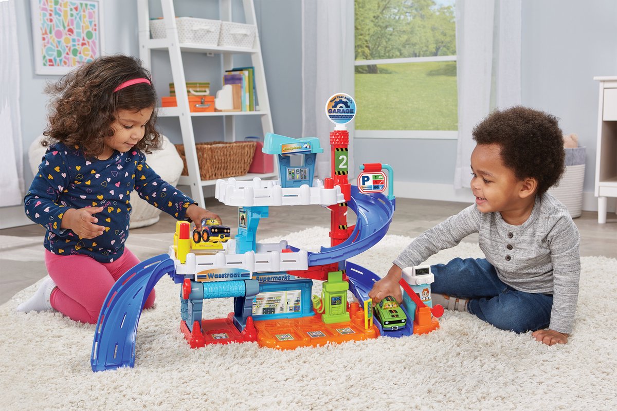 VTech Toet Toet Auto’s Pro Series Garage – Interactief Speelgoed – Met Licht- en Geluidseffecten – 1 tot 5 jaar