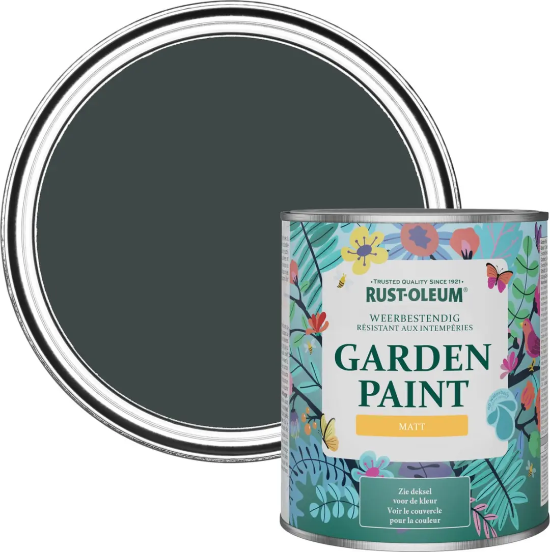 Rust-Oleum Zwart Zand Tuinverf 750ml