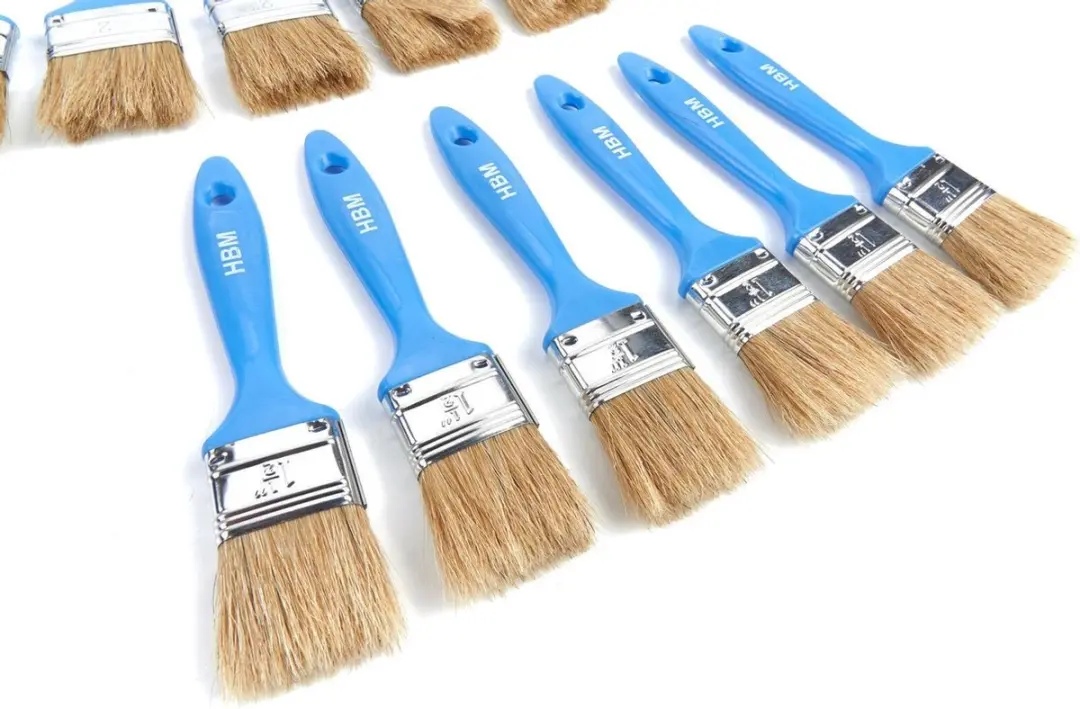 HBM Machines Wegwerp Verfkwasten Set 50 Stuks - Blauw