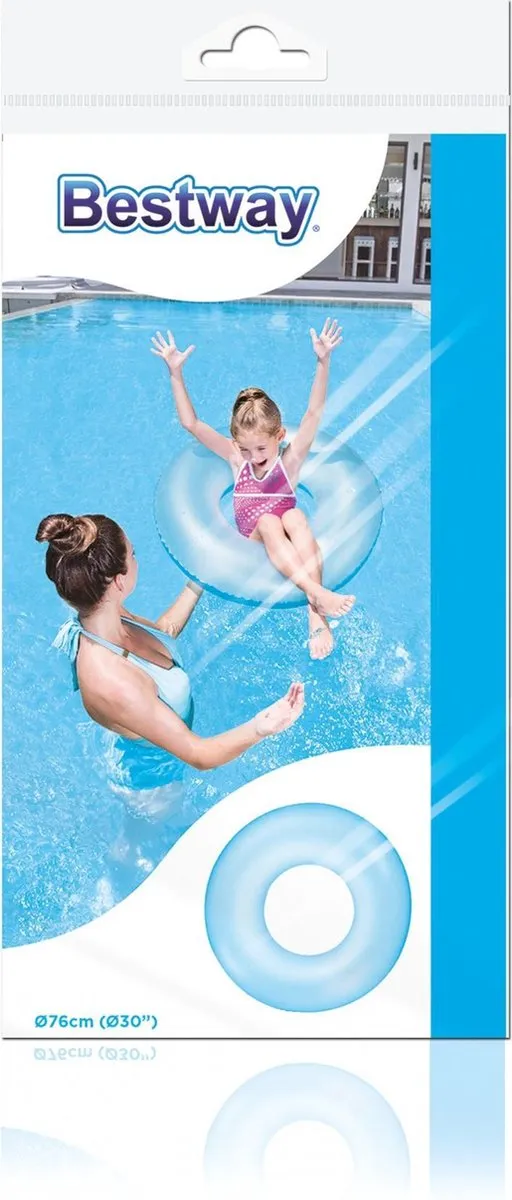 Bestway Zwemband Neon 76cm - Blauw - afbeelding 2 van 3