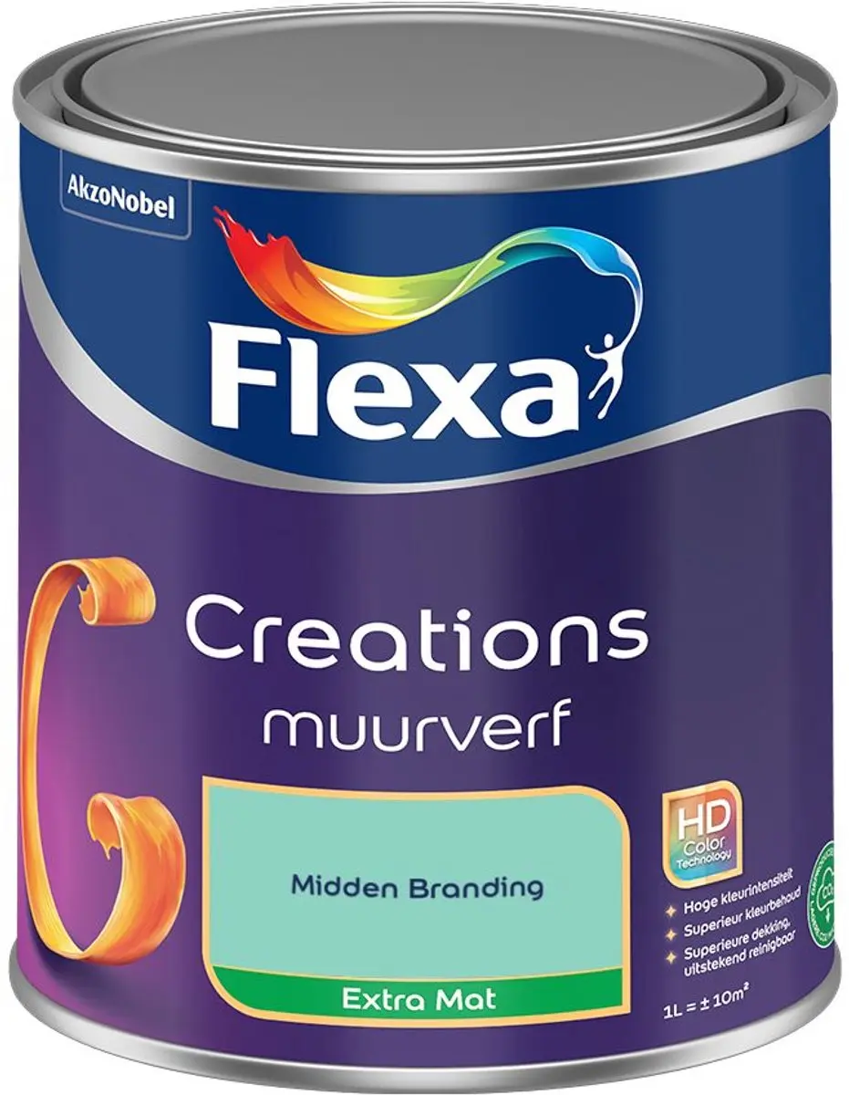 Flexa Creations Muurverf Extra Mat Midden Branding 1L
