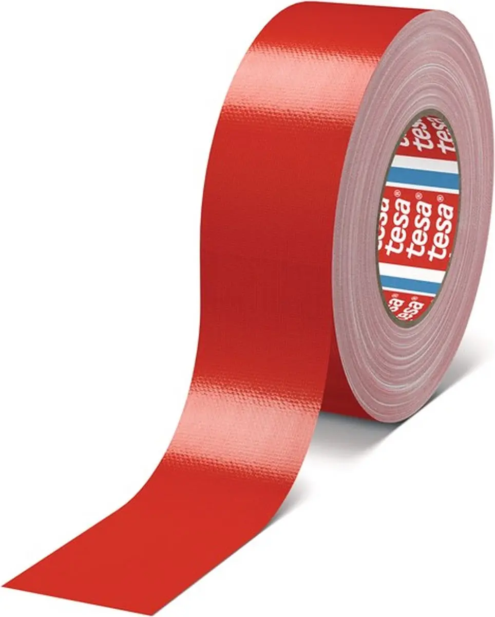 Tesa Textieltape 04688 - Rood - 50mm x 25m