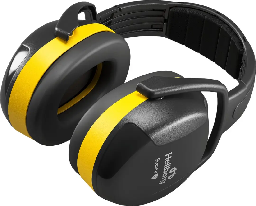 Hellberg Safety Secure 2 Gehoorbescherming - 30dB - Zwart/Geel