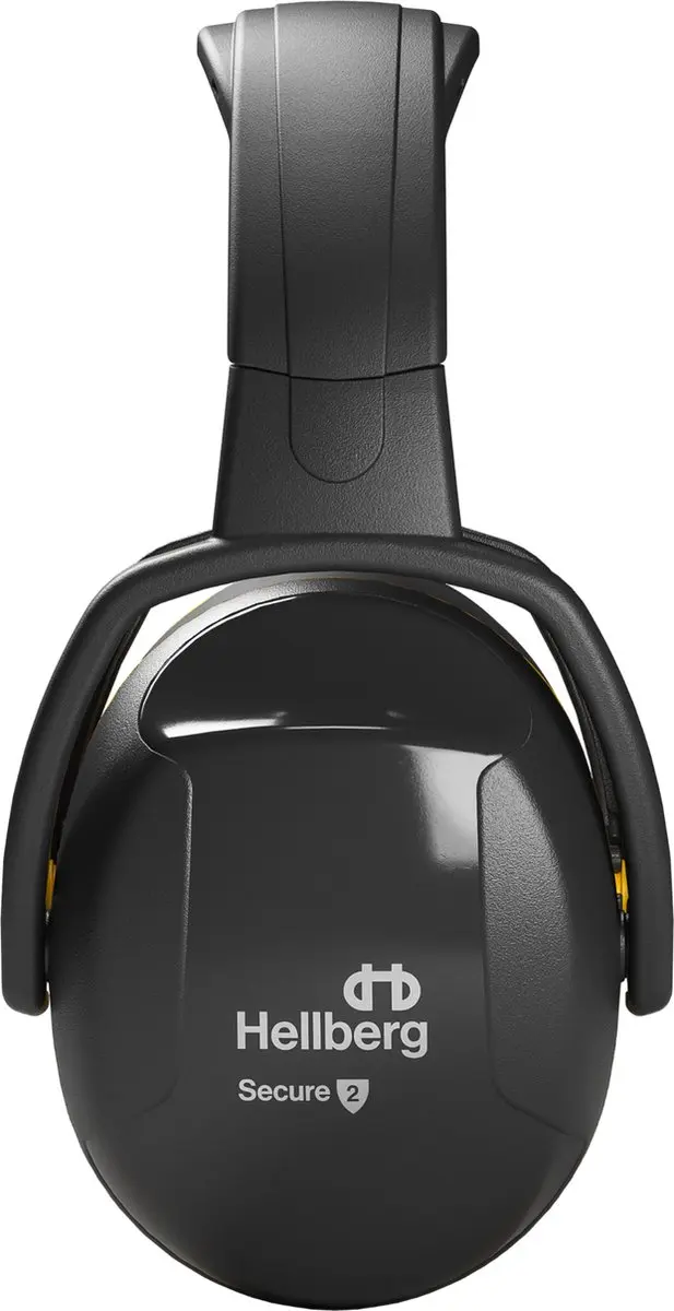 Hellberg Safety Secure 2 Gehoorbescherming - 30dB - Zwart/Geel
