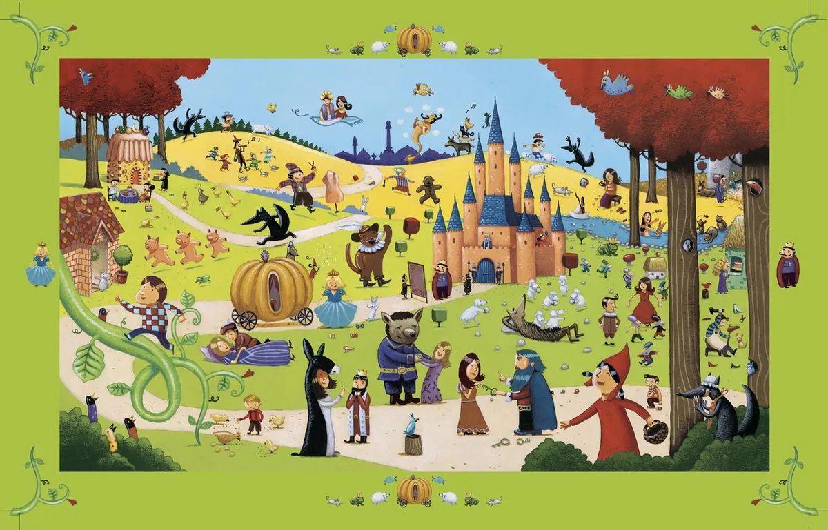 Djeco Allemaal Sprookjes Puzzel - 54 Stuks - Multicolor