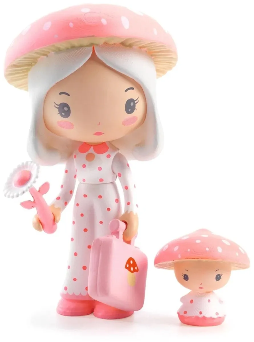 Djeco Tinyly Amy & Mushy Speelfiguur - Multicolor