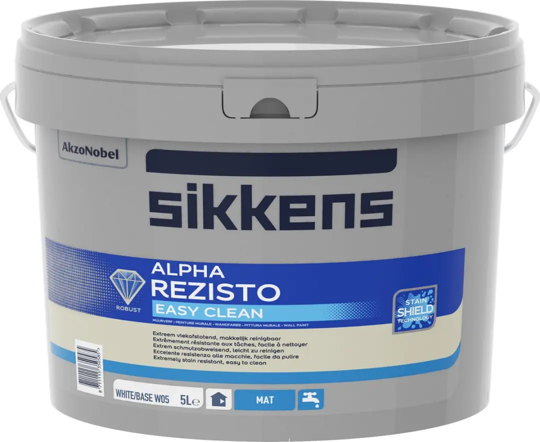 Sikkens Alpha Rezisto Easy Clean Muurverf 5L
