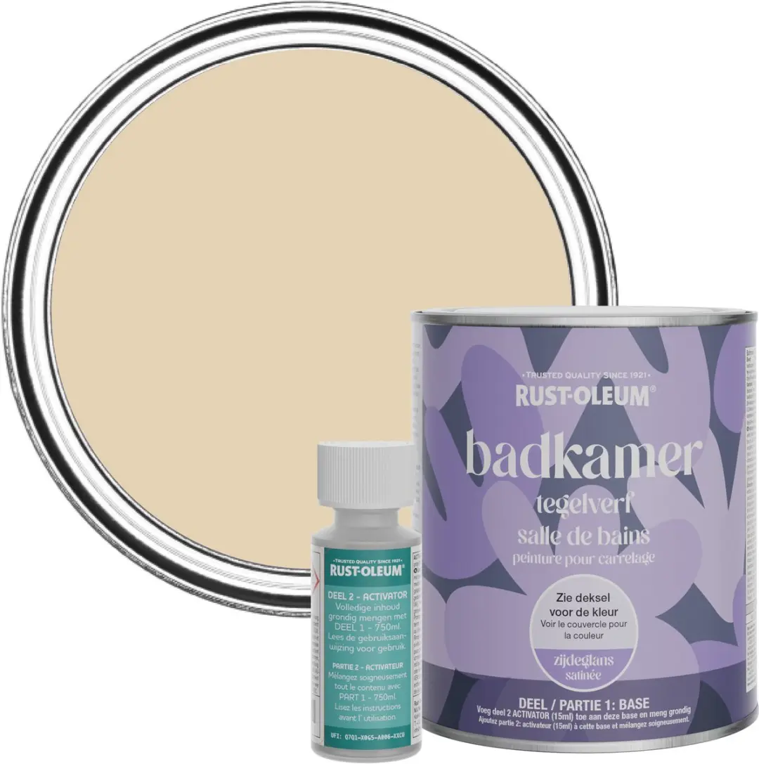 Rust-Oleum Badkamertegelverf Zijdeglans Sandhaven 750ml
