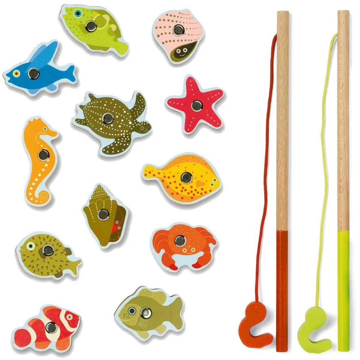Djeco Magneetvisspel Fishing Dream - 12 Visjes