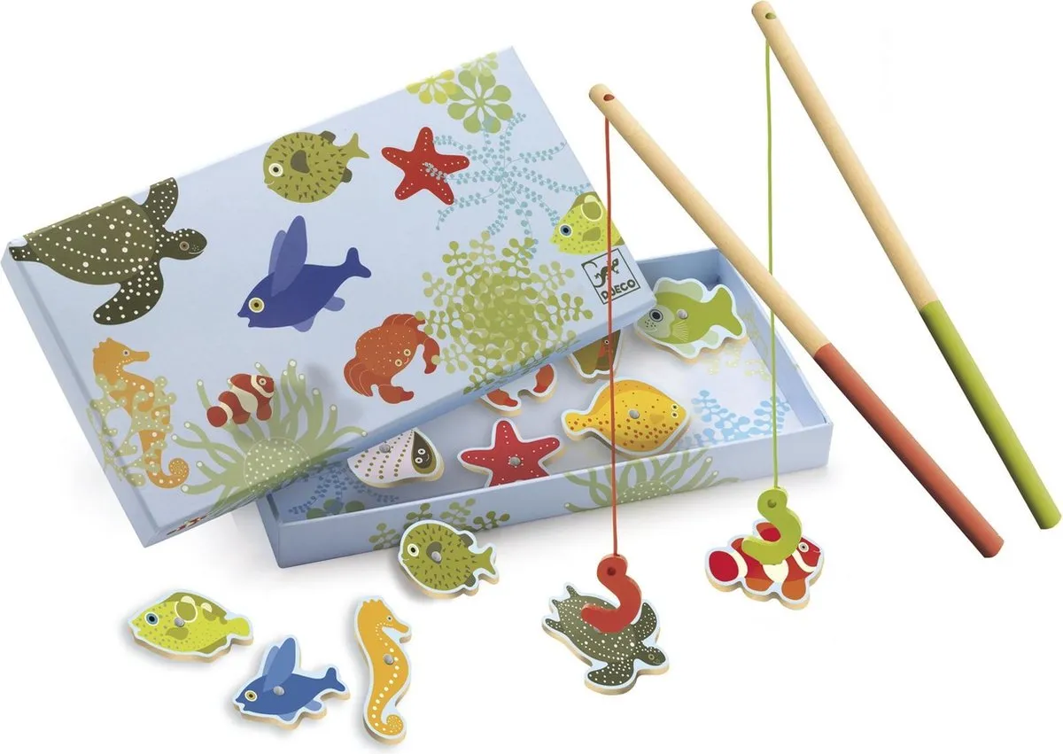 Djeco Magneetvisspel Fishing Dream - 12 Visjes
