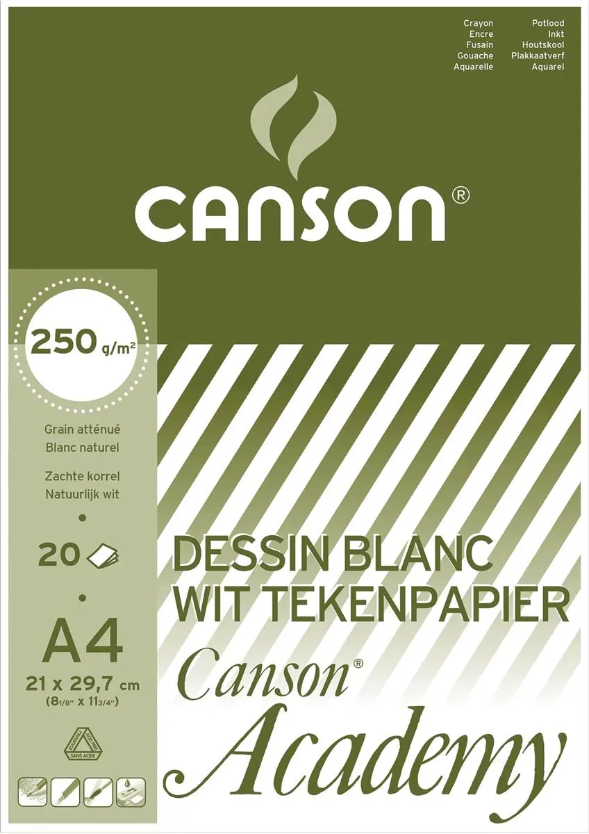 Canson Tekenblok Academy A4