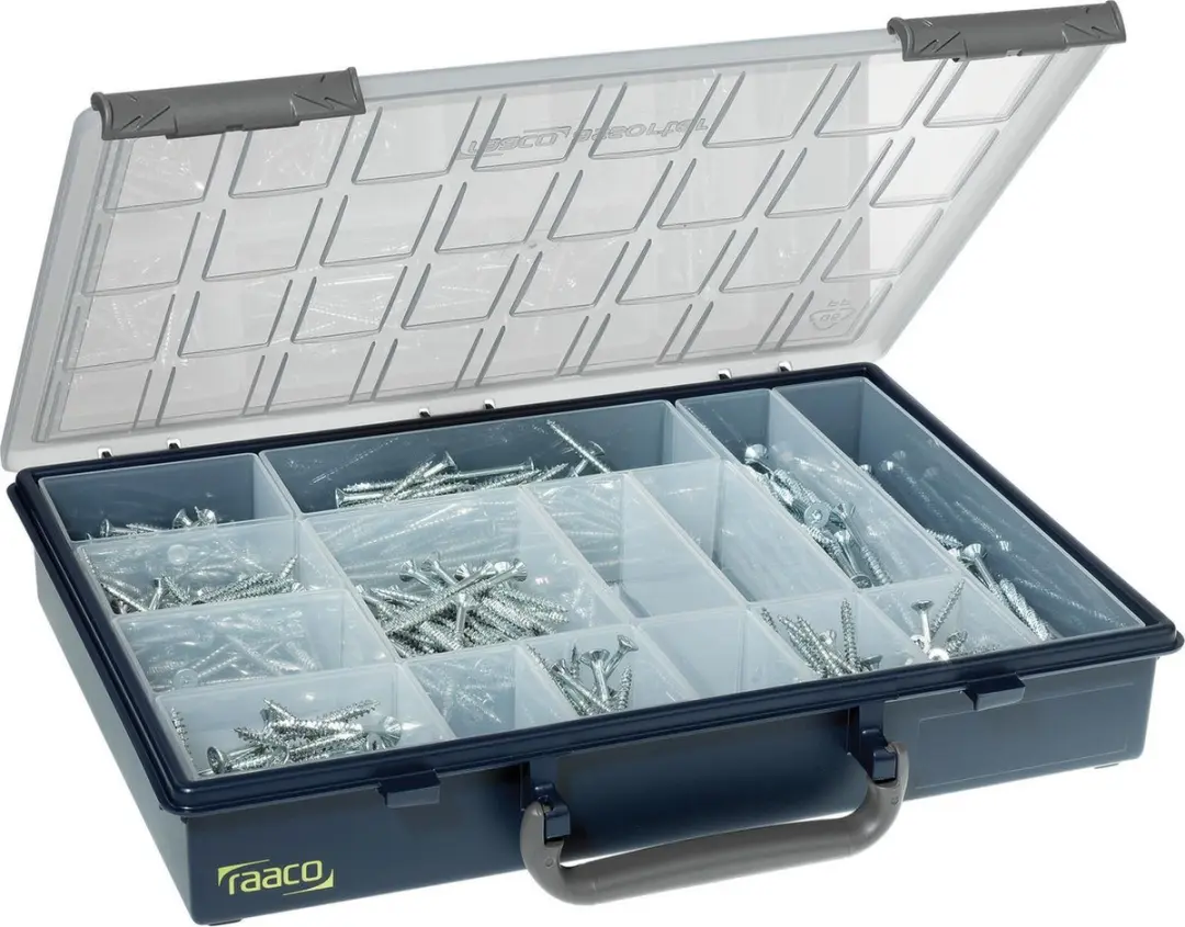 Raaco Handybox Assortimentsdoos 136242 - 4 Stuks - Blauw/Zwart
