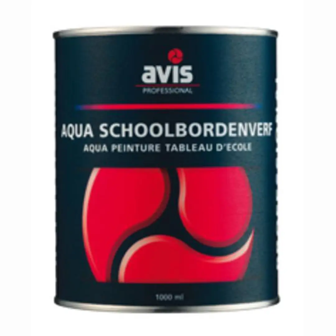 Avis Aqua Schoolbordenverf Zwart 250ml