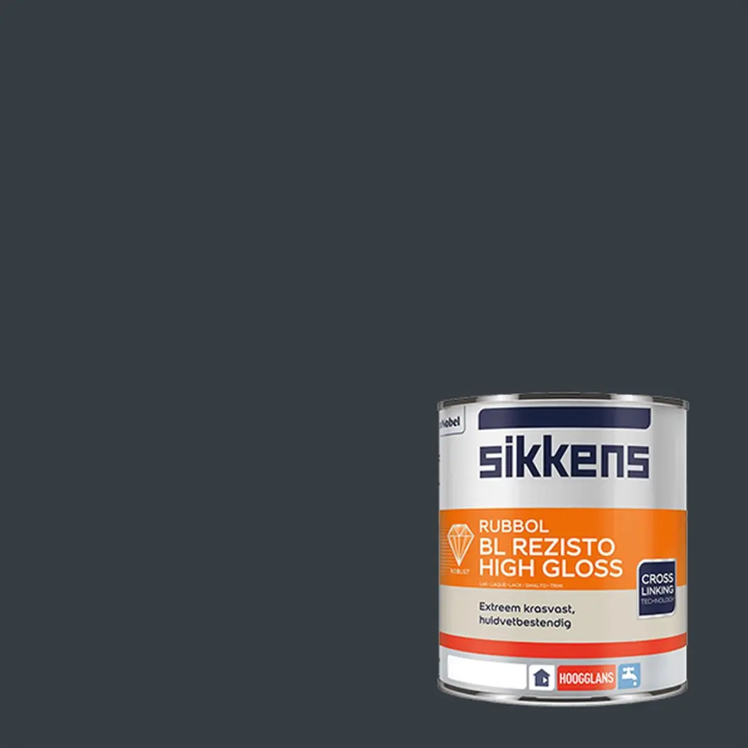 Sikkens Rubbol Bl Rezisto High Gloss RAL 7016 - 1L Antraciet