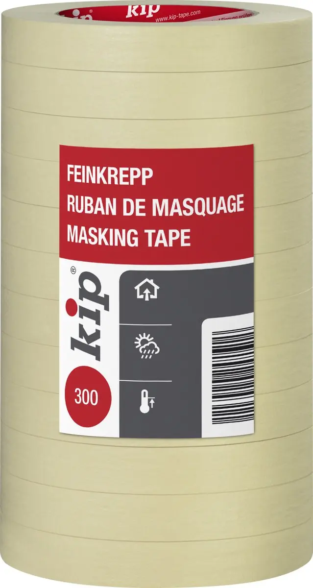 Kip 300 Masking Tape 18mm - Meerkleurig