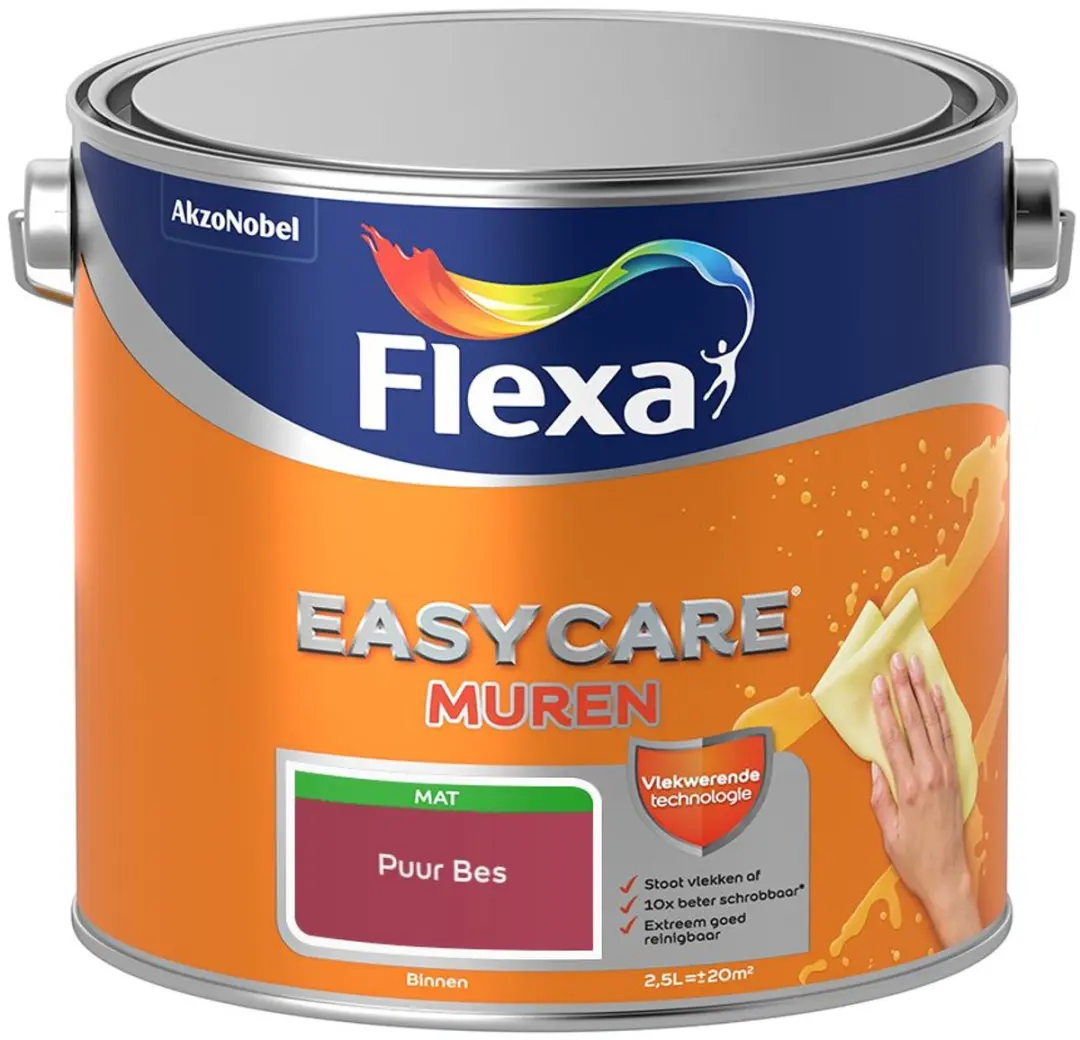 Flexa Easycare Muren Puur Bes Mengverf 2,5L